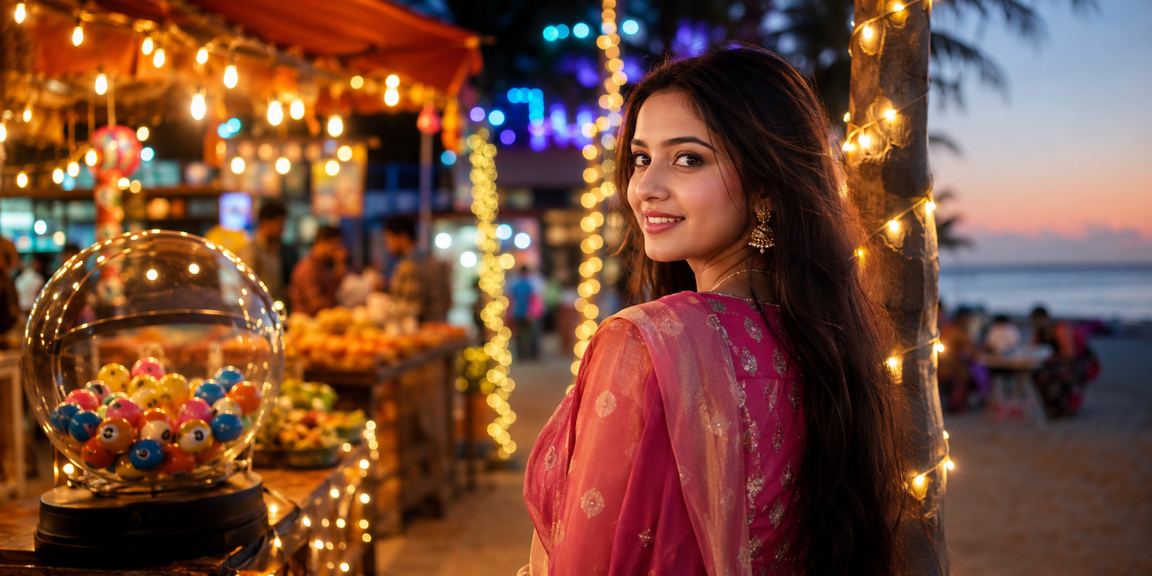 কুমিল্লার সৈকতে লটারির আনন্দ উৎসবের দৃশ্য